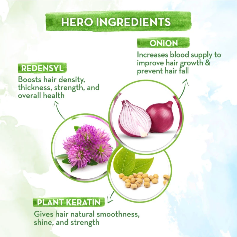 Mamaearth Onion Anti Hair Fall Spa Range with Shampoo + Conditioner + Oil for Hair Fall Control, 650 ml-6.webp